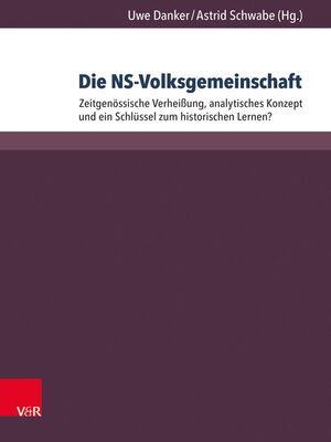cover image of Die NS-Volksgemeinschaft